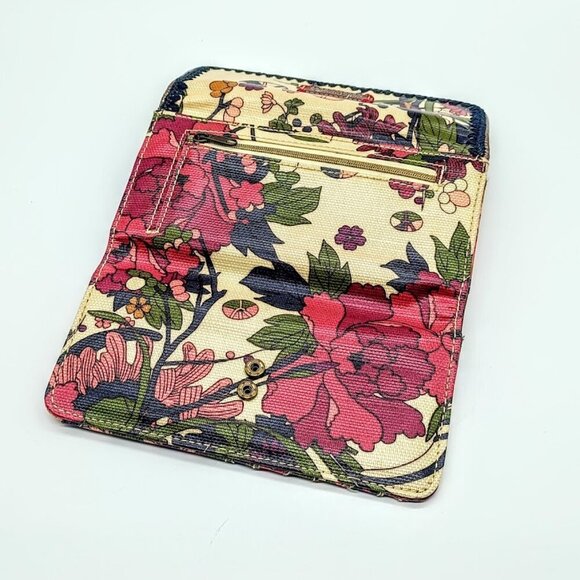 Sakroots Peace Multicolor Coated Canvas Trifold Wallet - Picture 5 of 6